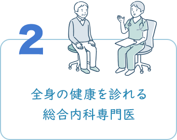 全身の健康を診れるかかりつけ医